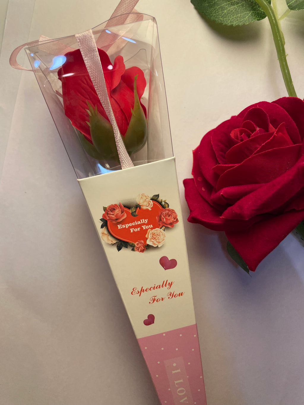Scented artificial rose for gifting