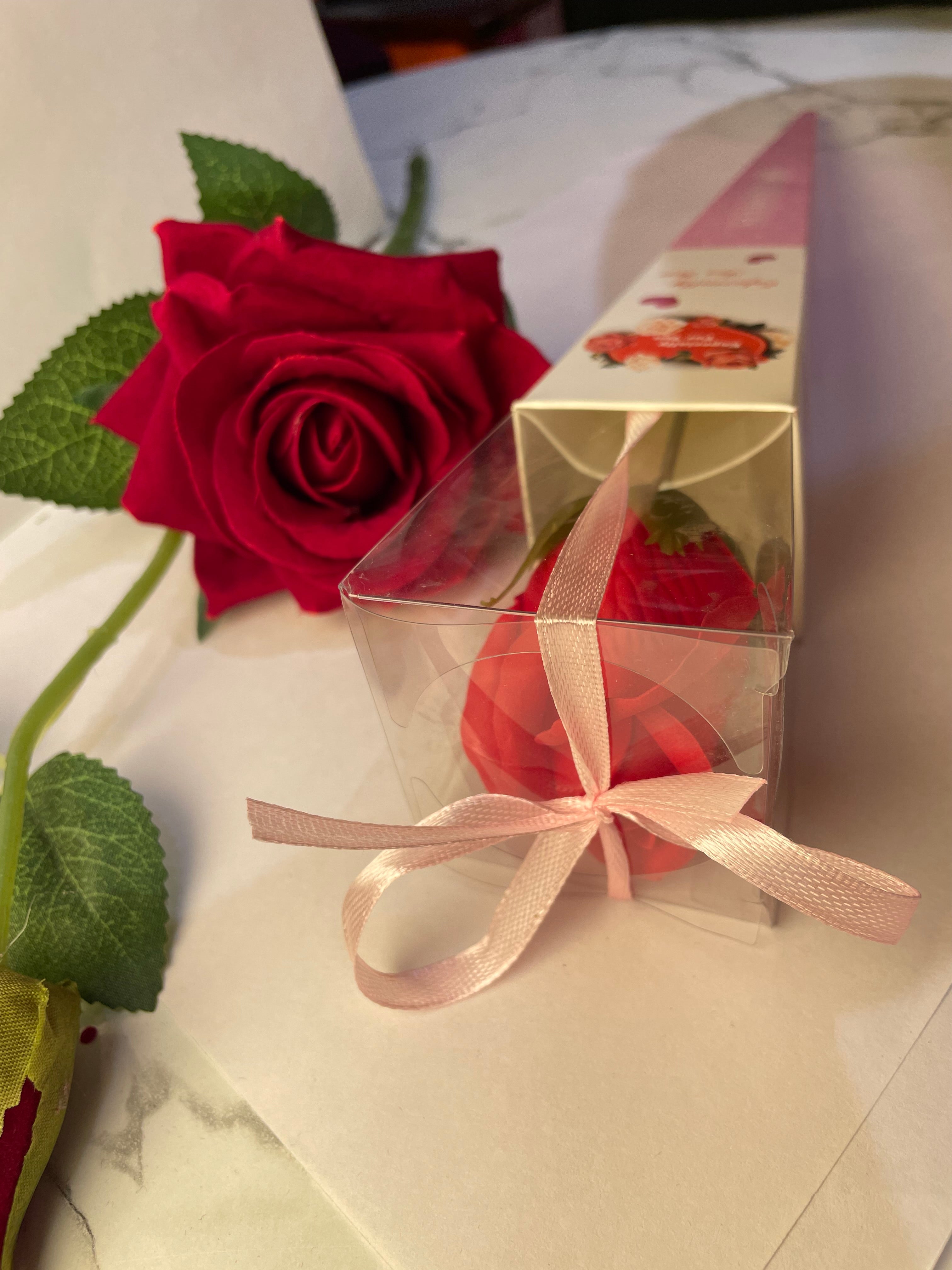 Scented artificial rose for gifting