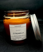 Amber Jar 200gm, Soya Wax Jar Candle