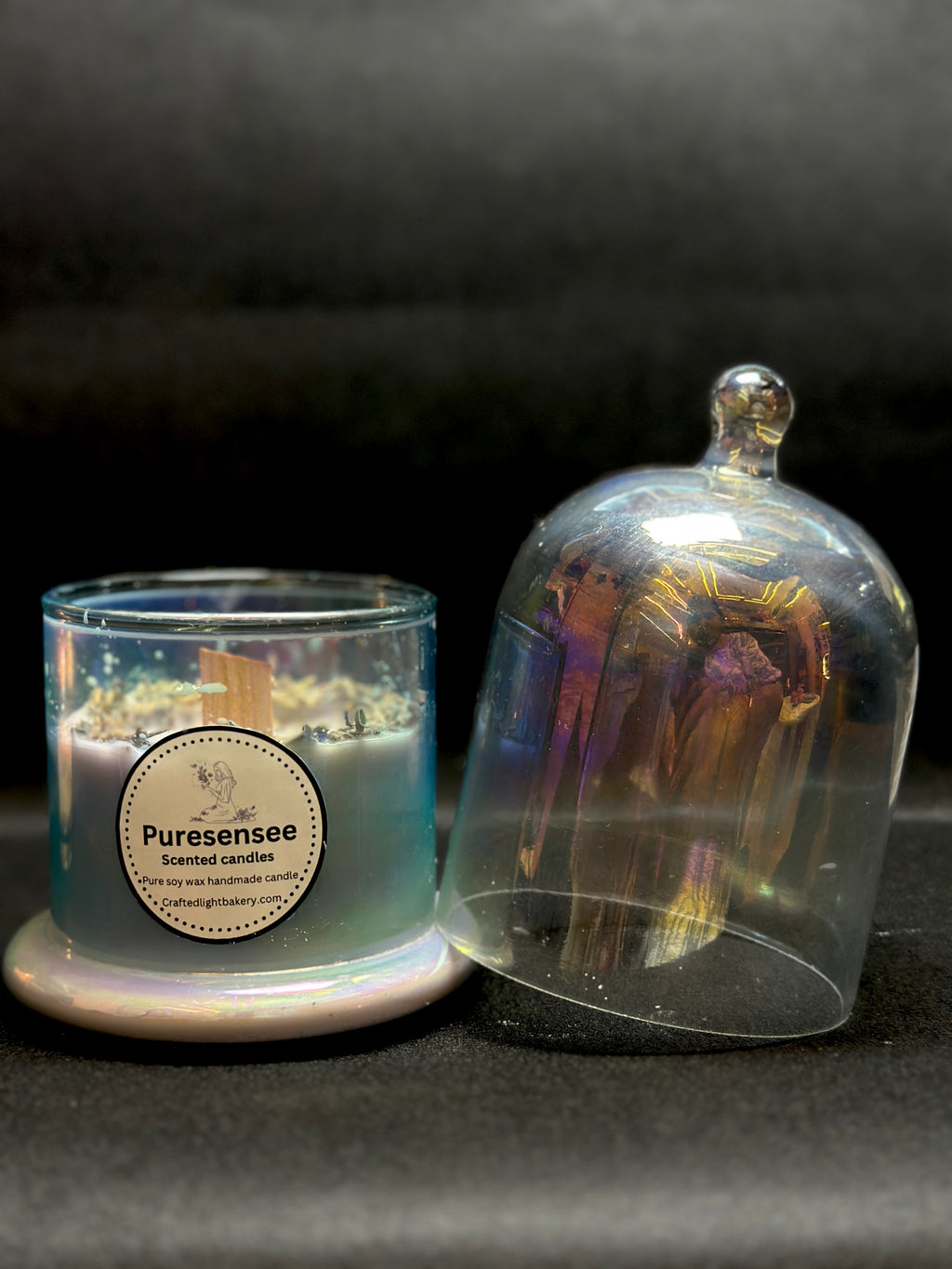 Lavender jar candle