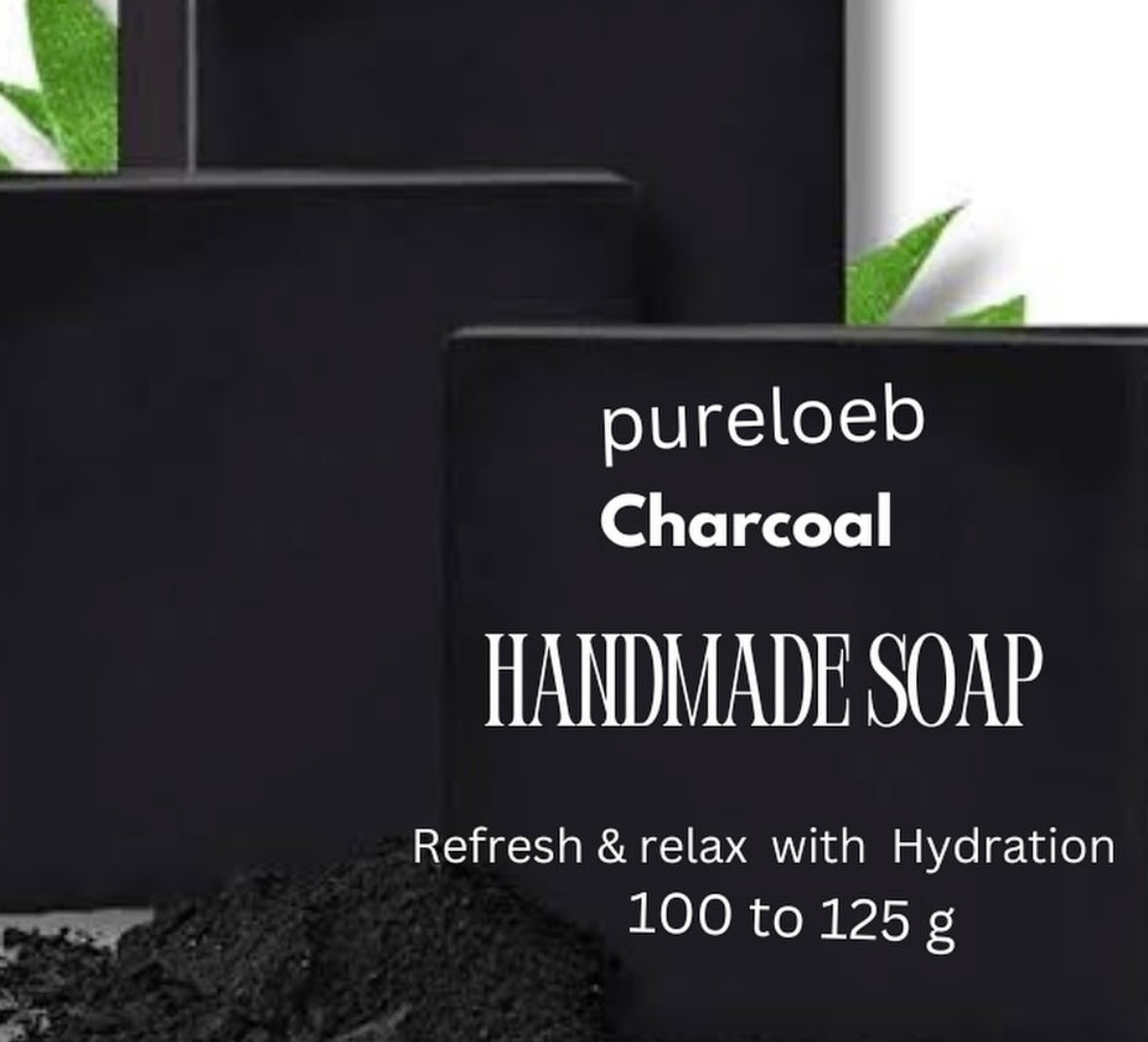 Charcoal loffa soap