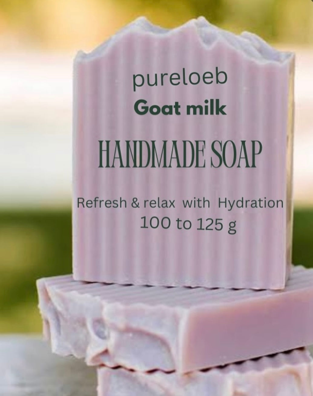 Goat milk soap loffa