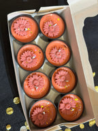 Floral Tea Light pack of 8