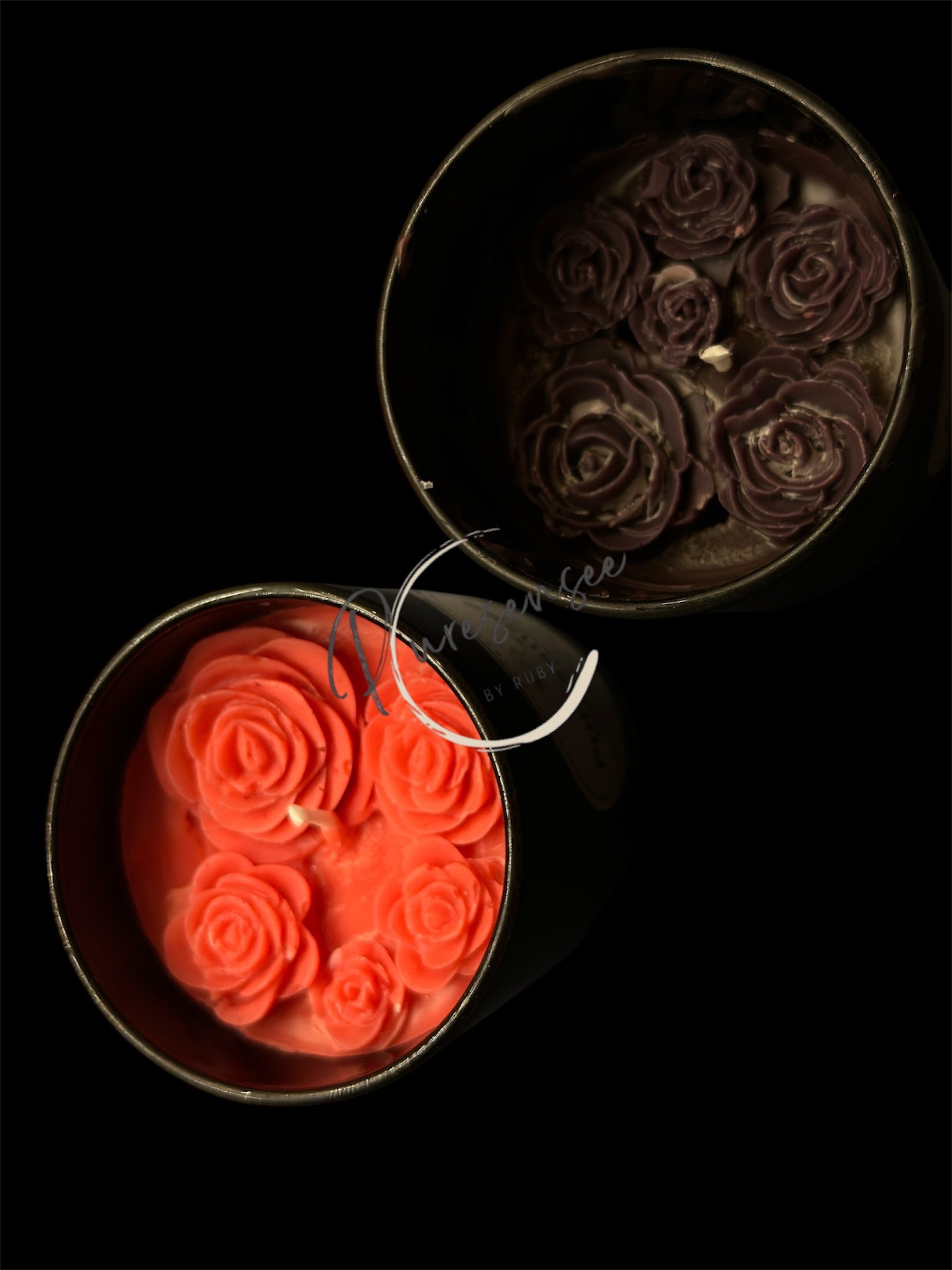 Rose Flowers Jar Pack Of 2