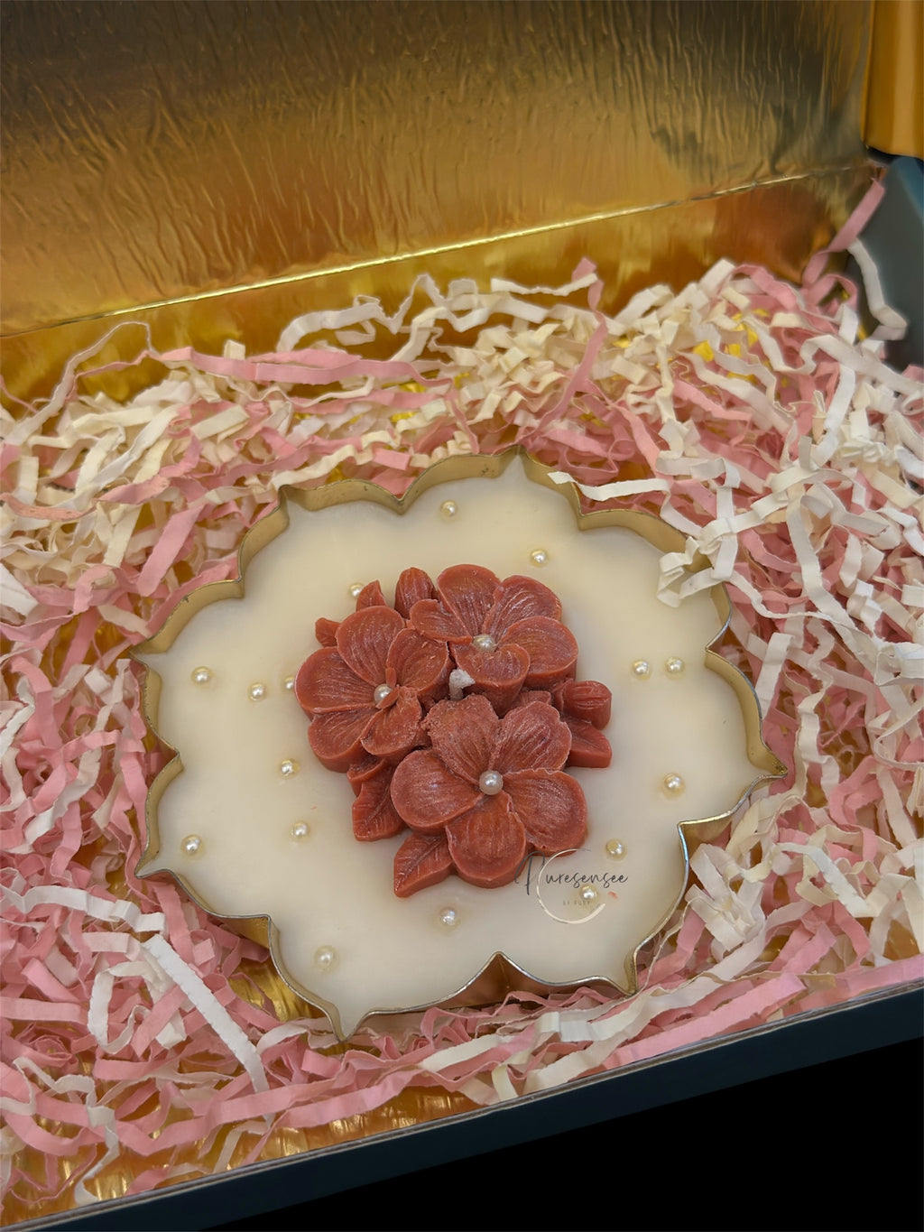 Floral Urli Candle