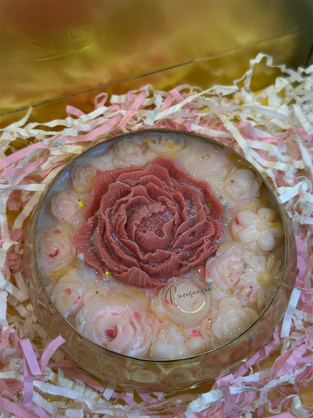 Floral Urli Candle