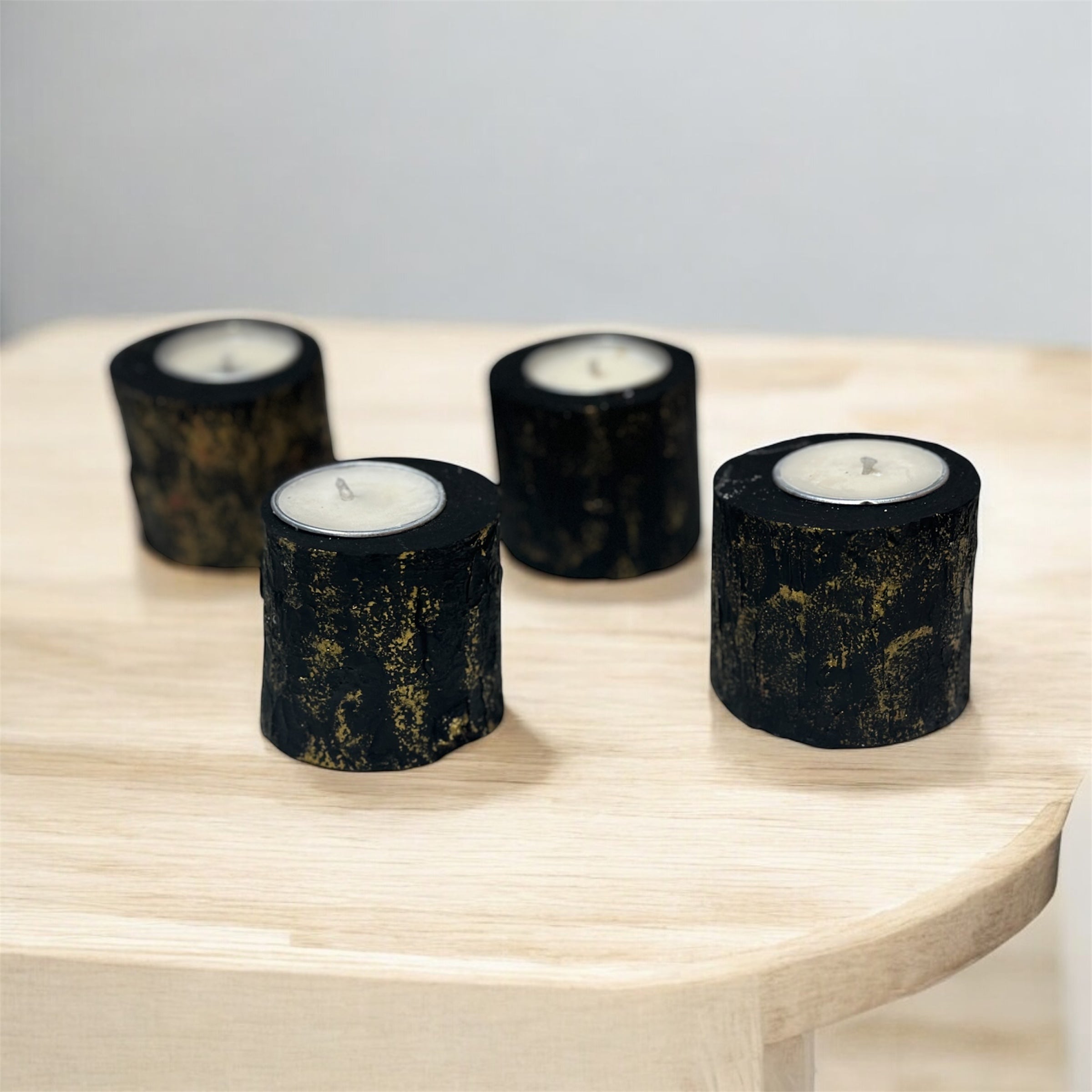 Tea Light Holders with Tea Lights Set