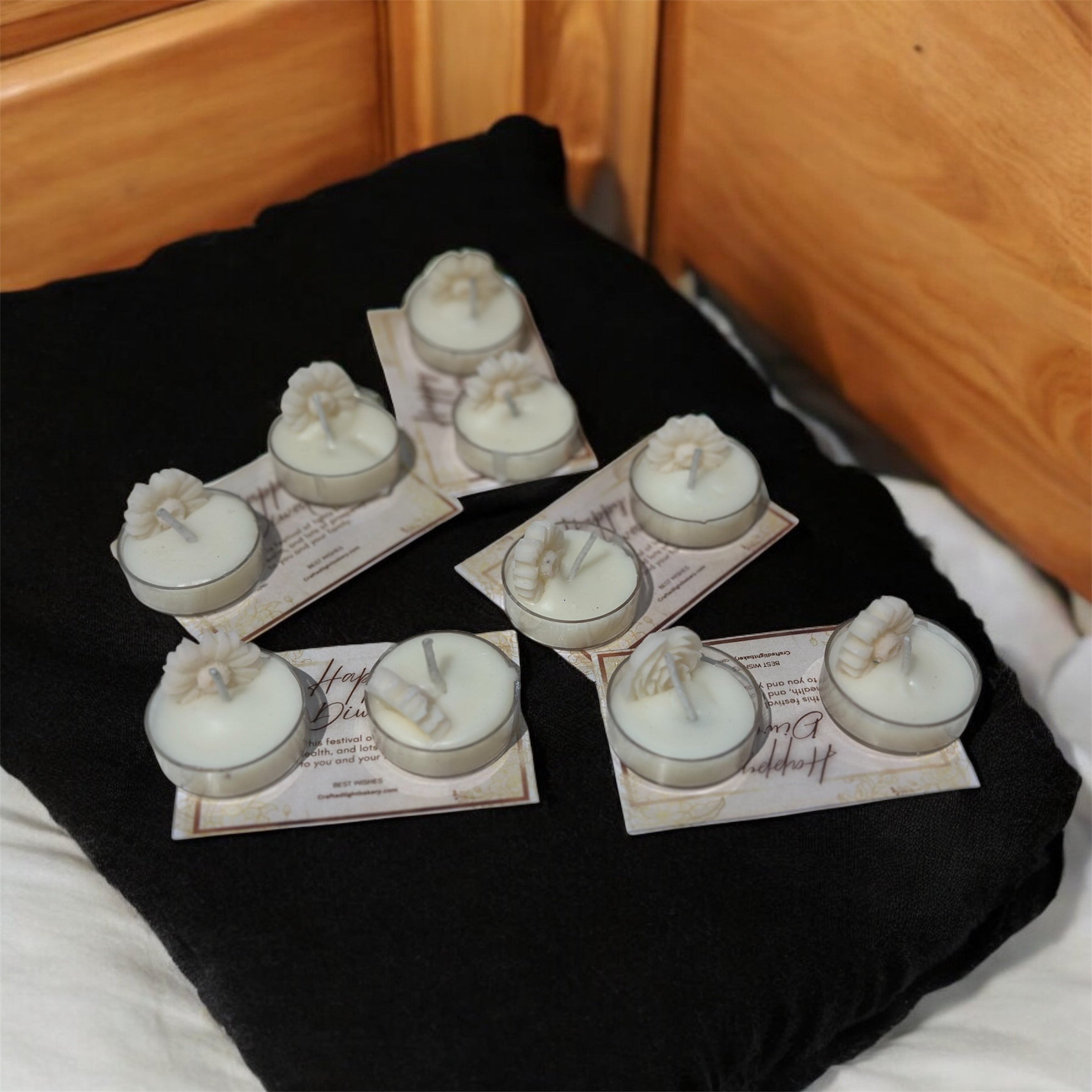 Floral Tea Light Candles
