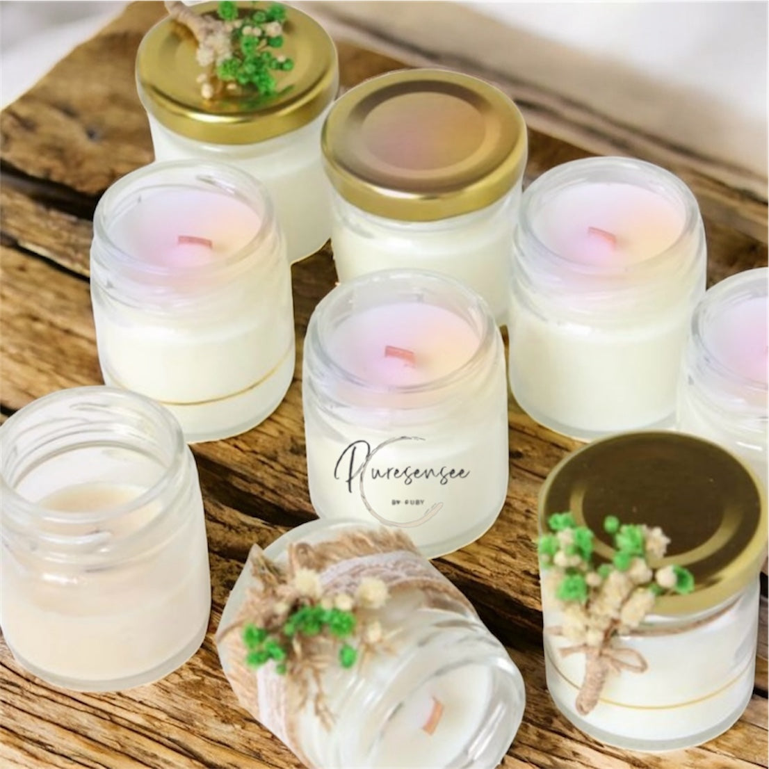Mini Jar Soy Wax Candles