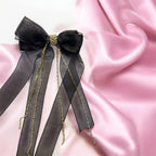 Black hair bow