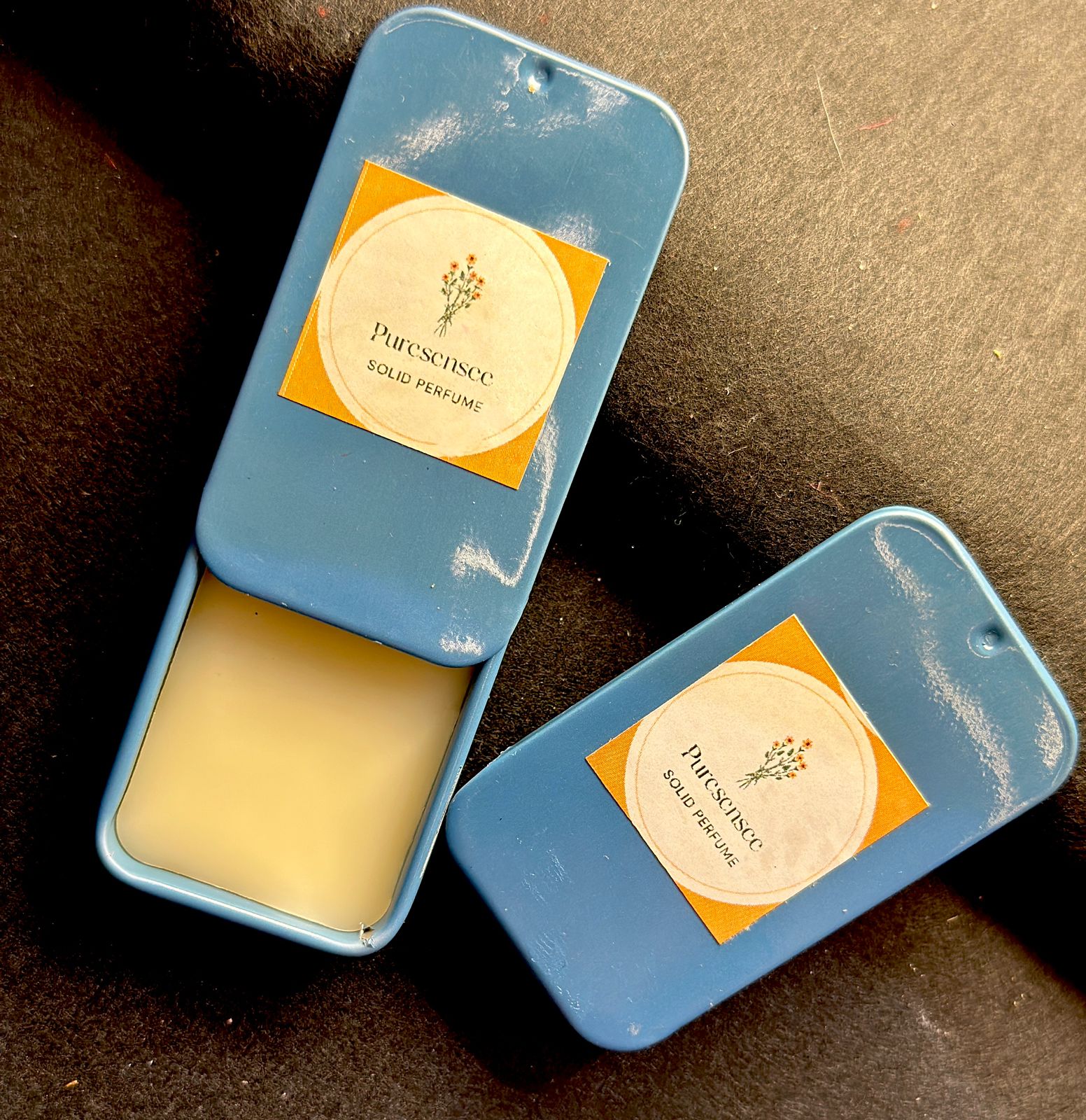 HAND MADE Solid Perfume for MEN & Women Alcohol Free Strong and lasting fragrance With Goodness of Beeswax + Shea Butter