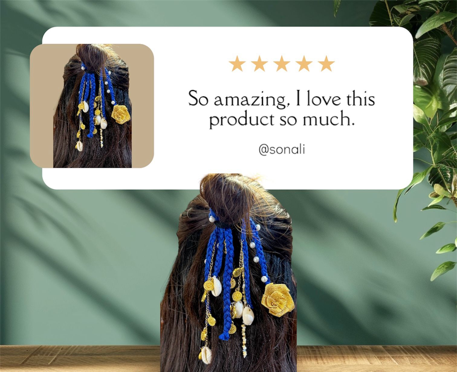 Boho style hair band
