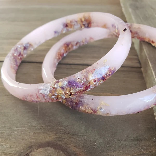 Resin Bangle Bracelet